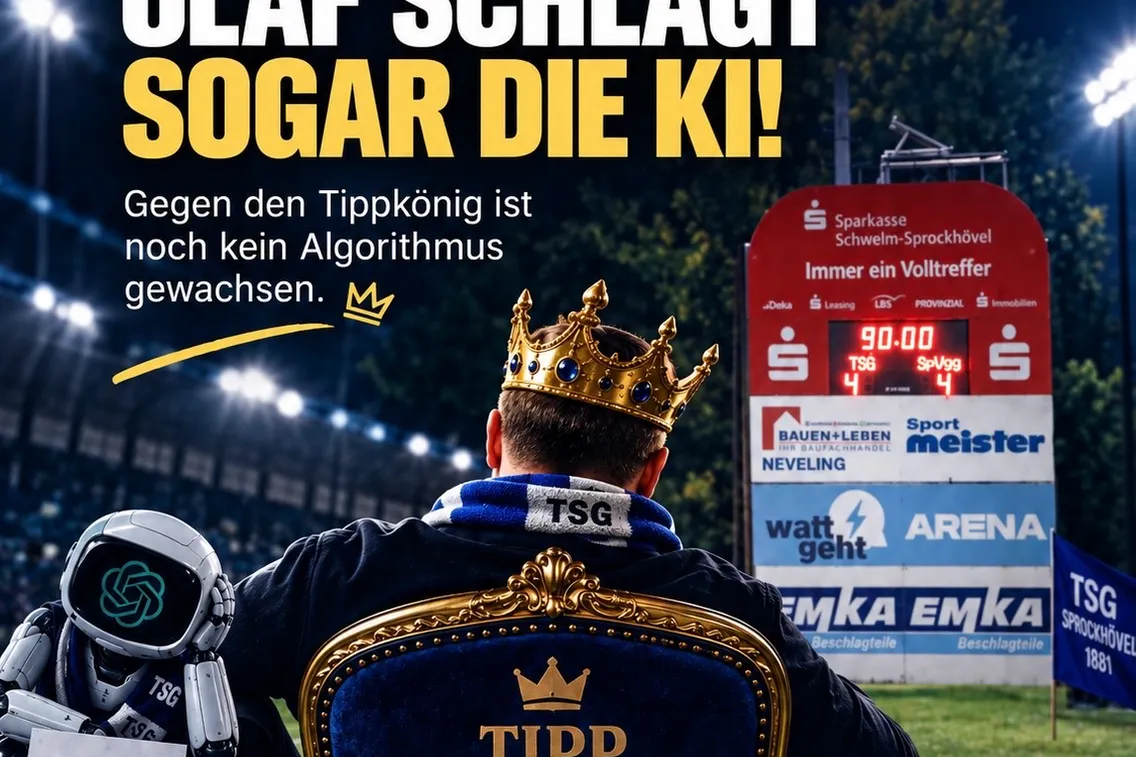 Foto zum Newsartikel DER KÖNIG BLEIBT AUF DEM THRON: OLAF MACHT’S WIEDER